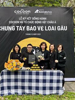 Cocoon hợp tác với Tổ chức Động vật châu Á AAF: Chung tay bảo vệ loài gấu