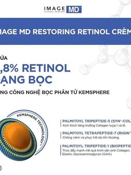 Review Image MD Restoring Retinol Crème với công nghệ độc quyền Image Retinol không bong tróc