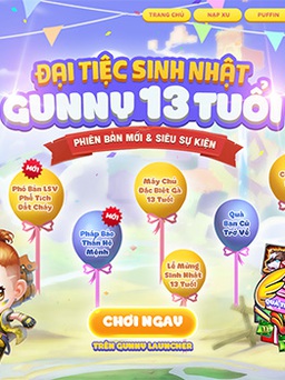 Gunny PC ra mắt phiên bản mới mừng sinh nhật 13 tuổi