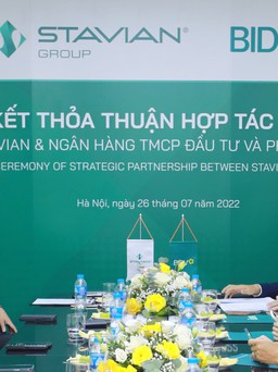 BIDV cam kết tài trợ vốn cho các dự án của Tập đoàn Stavian