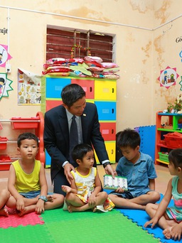 Chubb Life Việt Nam hỗ trợ xây mới trường mầm non ở Quảng Bình