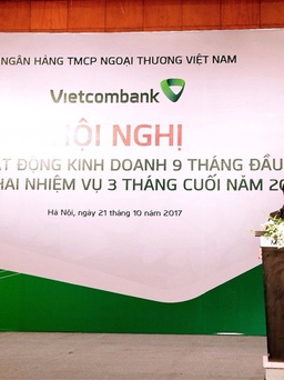 Vietcombank đạt lợi nhuận khủng hơn 12.000 tỉ đồng sau 9 tháng