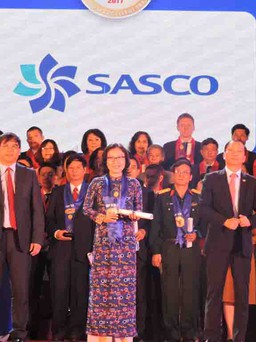 SASCO đạt Top 15 doanh nghiệp Thương hiệu mạnh Việt Nam