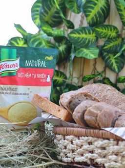 Knorr Natural - bột nêm tự nhiên hoàn toàn mới