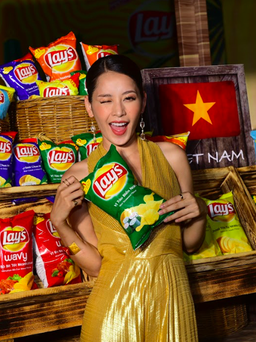Chi Pu cùng dàn sao hào hứng dự ra mắt nhãn hàng Snack Khoai tây Lay’s