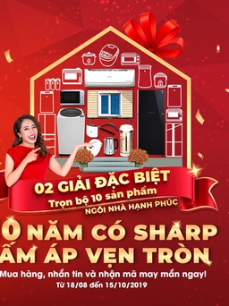 Công bố các khách hàng trúng thưởng khuyến mãi đợt 1 của Sharp Việt Nam
