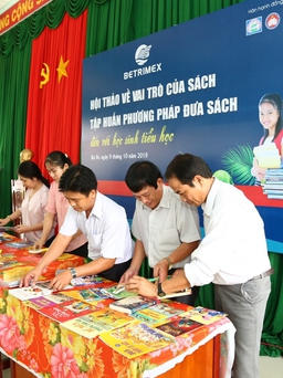 Betrimex giúp học sinh thêm yêu đọc sách