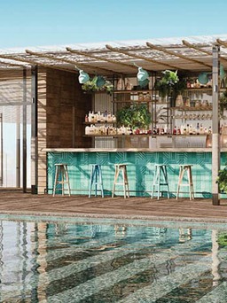 Hé lộ hình ảnh bể bơi vô cực tại khách sạn Apec Mandala Wyndham Mũi Né