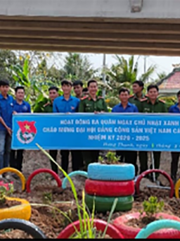 Đội tuyên truyền viên BVMT xã Hưng Thạnh, huyện Tháp Mười, tỉnh Đồng Tháp