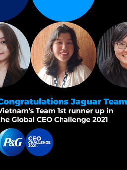 Việt Nam giành ngôi Á quân cuộc thi P&G CEO Challenge 2021