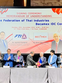 Bình Dương: Tổng công ty Becamex IDC hợp tác với Liên đoàn Công nghiệp Thái Lan