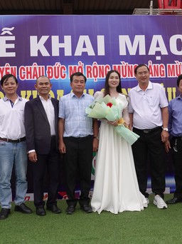 Khai mạc Giải bóng đá tranh cúp Phòng khám đa khoa Sài Gòn Châu Đức