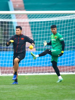 Thủ môn Văn Toản báo tin vui trước trận gặp U.20 Hàn Quốc