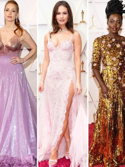 Dàn sao nô nức váy áo trên thảm đỏ Oscar 2022