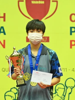 Tay vợt 17 tuổi Trần Mai Ngọc đăng quang ở giải bóng bàn quốc gia