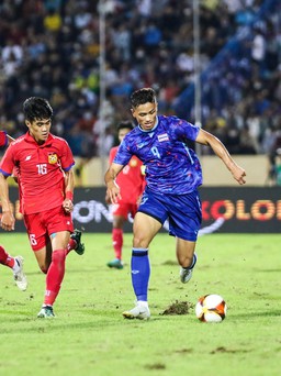 Thắng tối thiểu Lào, U.23 Thái Lan chiếm ngôi đầu bảng B