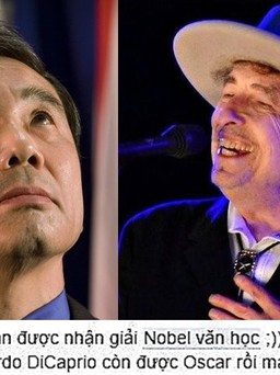 Bob Dylan nhận Nobel văn học 2016, fan Murakami buồn xo