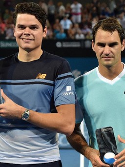 Raonic đánh bại Federer để lên ngôi tại giải Brisbane