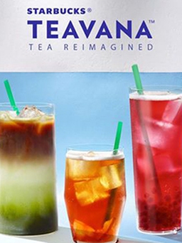 Starbucks ra mắt các sản phẩm thức uống mới được pha chế từ dòng sản phẩm trà Starbucks® Teavana™ và các sản phẩm trà túi lọc ở châu Á