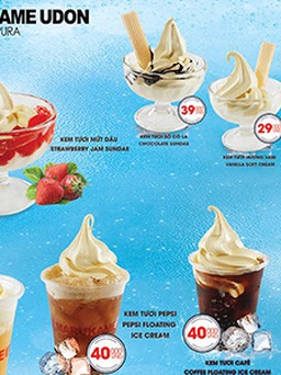 Thưởng thức kem tươi cao cấp theo tiêu chuẩn, chất lượng Nhật Bản