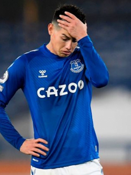 CLB Everton lo lắng khi James Rodriguez và nhiều cầu thủ bị cách ly