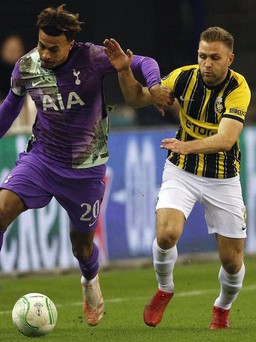 Kết quả Europa Conference League, Vitesse 1-0 Tottenham: Spurs bế tắc với đội hình dự bị