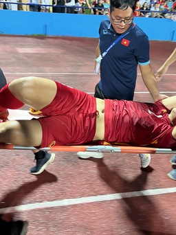 Văn Xuân của tuyển U.23 Việt Nam bị chấn thương cực nặng