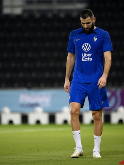 Tuyển Pháp vẫn 'đổ mồ hôi' vì Benzema và Varane trước trận ra quân World Cup 2022