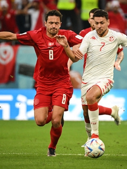 World Cup 2022: Tuyển Đan Mạch nhận cú sốc sau trận hòa thất vọng trước Tunisia