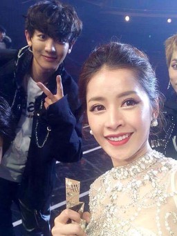 Chi Pu khiến fan ganh tị khi chụp ảnh với EXO, Park Shin Hye