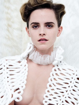 Emma Watson gây sốc khi khoe ngực trần trên bìa tạp chí