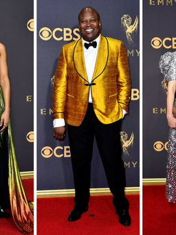 Trang phục lấp lánh lên ngôi tại thảm đỏ Emmy 2017