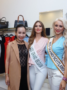 Mi Trang thiết kế trang phục mở màn cho thí sinh Hoa hậu Hòa bình quốc tế
