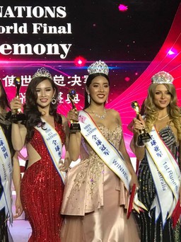 Rớt 'Hoa hậu Hoàn vũ' nhưng Thanh Trang đoạt Á hậu 2 'Hoa hậu Các quốc gia'