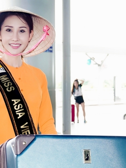Cô gái mồ côi mang hành lý gọn nhẹ lên đường dự thi Miss Asia World