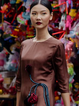 Lụa Hà thành, nét kiêu hãnh trong bộ sưu tập của Hà Linh Thư