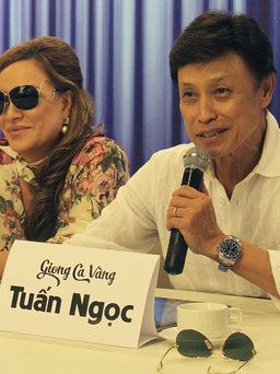 Tuấn Ngọc đòi nhận cọc nửa tiền cát-sê tại họp báo