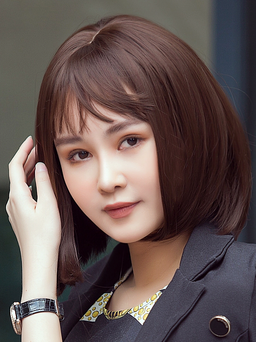 Lê Âu Ngân Anh khác lạ với mái tóc ngắn