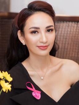 Hoa hậu Ngọc Diễm tầm soát ung thư vú 3 tháng một lần vì khối u