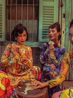 Tái hiện Sài Gòn xưa trên áo dài