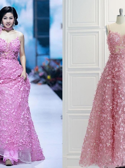 Váy catwalk của Mai Phương được nhà thiết kế tặng lại cho con gái Lavie