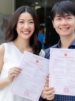 Thúy Vân đăng ký kết hôn với doanh nhân dòng dõi ngoại giao
