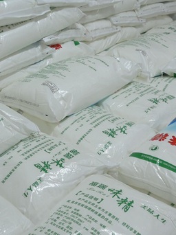 Phát hiện 45 tấn bột ngọt bị cấm lưu thông ở Việt Nam