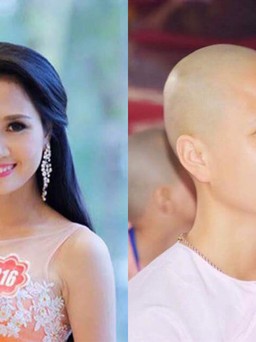 'Người có mái tóc đẹp nhất' Hoa hậu Việt Nam 2014 xuất gia ở tuổi 24