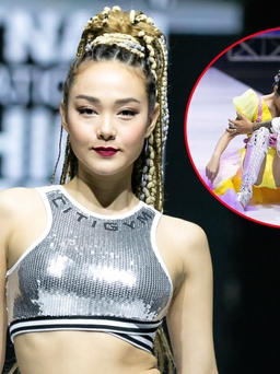 Minh Hằng suýt vồ ếch trên sàn diễn: ‘Tưởng không còn răng ăn cháo’