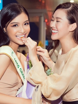 Á hậu Kiều Loan được tặng khô bò trước khi lên đường thi 'Miss Grand International'
