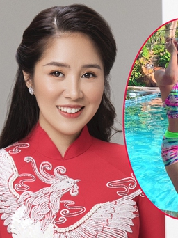 Diễn viên Lê Phương tự tin diện đồ bơi khoe dáng sau khi giảm 30kg