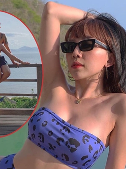 Tóc Tiên đăng ảnh diện bikini nóng bỏng bên Hoàng Touliver