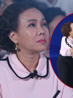Việt Hương bất ngờ hôn danh thủ Hồng Sơn trên sóng truyền hình