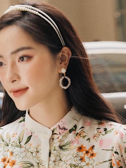 'Bản sao' Hạ Vi gây chú ý tại Hoa hậu Hoàn vũ Việt Nam 2022